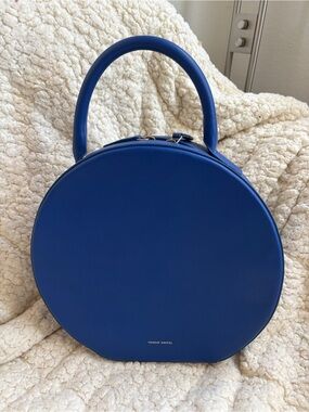 Mansur Gavriel Cobalt Blue Round Top-Handle Bag
